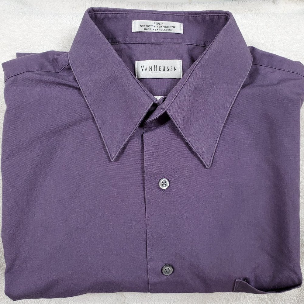 VAN HEUSEN, MEN'S SHIRT - LARGE 16 1/2 (32/33)